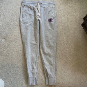 Grey Champion Sweatpants, Joggers, medium